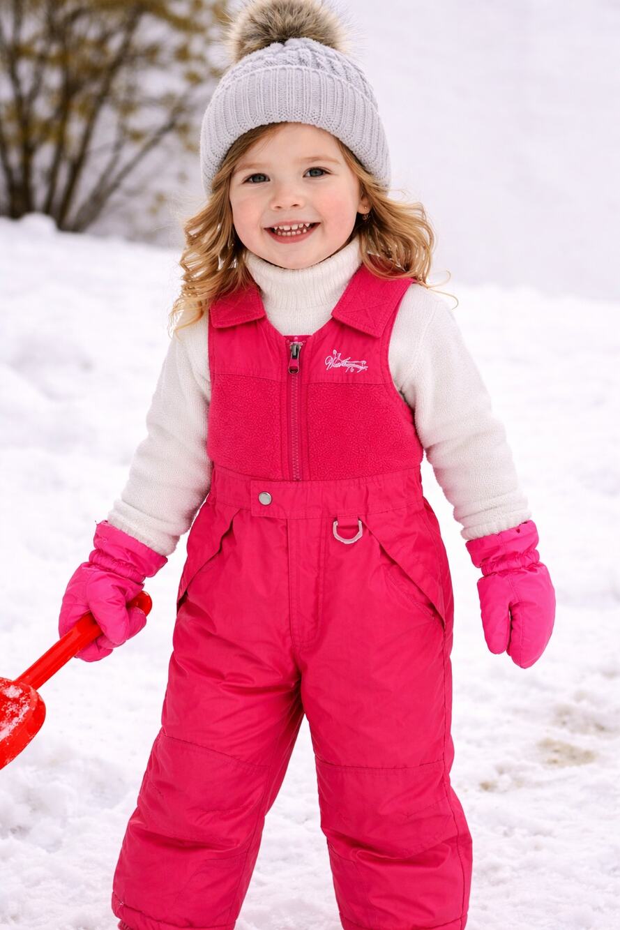 Weatherproof Kids One Piece Snow Ski Suit Pink Size 4T Waterproof Overall Cosy